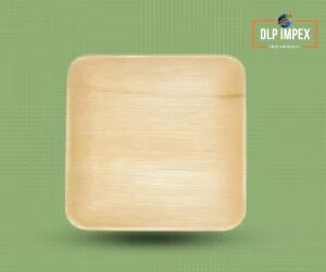 10 Inch Square Areca Palm Leaf Plate