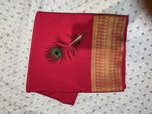semi mysore silk crape saree