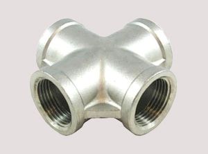 Titanium Pipe Cross Fitting