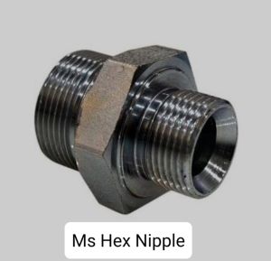Mild Steel Hex Nipple