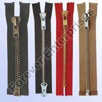 metal zippers