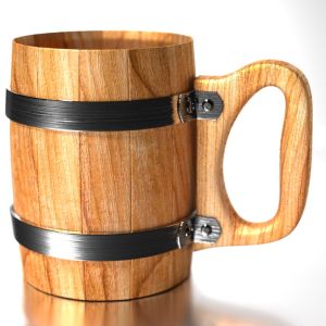 wooden mug