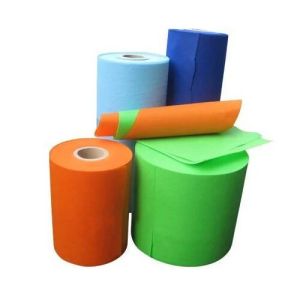 Colored PP Slittered Non Woven Fabric Roll