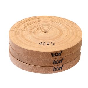 VinCork B01-RC70B Rubberised Cork Strip 25x5 mm