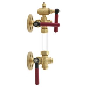Bronze Sleeve Packed Water Level Gauge, Flanged Ends