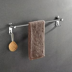 STAINLESS STEEL HOOK TOWEL ROD / J HOOK TOWEL ROD