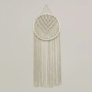 White Macrame Wall Hanging