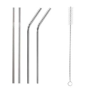 Stainless Steel Straws & Brush Set