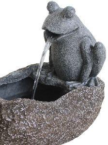 Marble Frog Fountain
