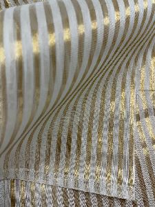 Chanderi Silk Stripes Fabric