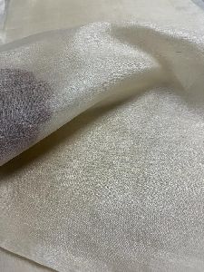 Paper Tussar Silk Fabric