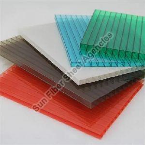 Polycarbonate Roofing Sheet, Color : Brown, poppy red, merlin grey