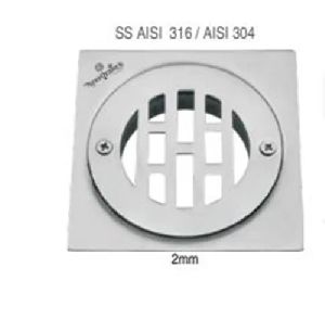 nfd 2 ss screw type square floor drain