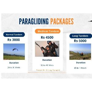 Paragliding packages in Bir Billing