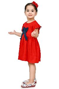baby girls red frocks dresses