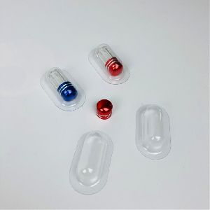 polystyrene plastic vials