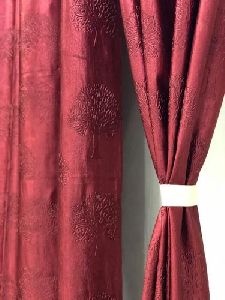 Red Tree Punch Curtains