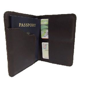 Leather Passport Holder Case
