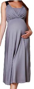 Strap Sleeve Maternity Dress