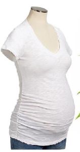 V - Neck Maternity T Shirt