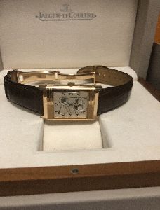 jaeger-lecoultre reverso 18k rose gold watch