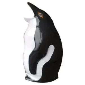 fiberglass penguin dustbins