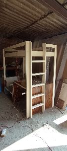 bunk bed with study table &amp;amp; stairs
