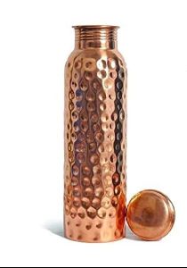 GF-508 Hammered Copper Water Bottle