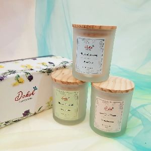 Frosted Soy Jar Candle