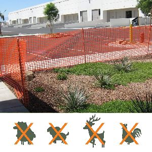 Orange Barricade Fence