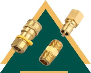 Brass Gas Quick Connector