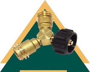 Brass Propane Splitter Connector