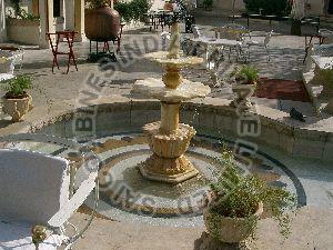 OUTDOOR MARBLE STONE WATER FOUNTAIN