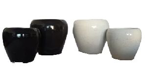 Ceramic Oval Pot Set