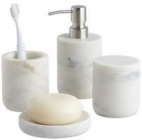 Marble Bathroom Set White