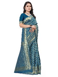 Cotton Blend Bansari Silk Saree