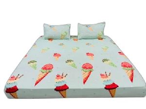 Cotton King Size Fitted Bed Sheet