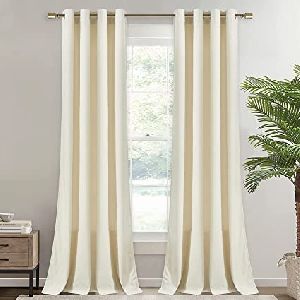 Cream Velvet Curtains