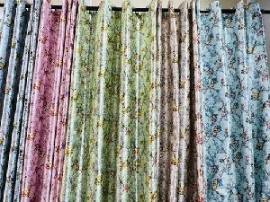 Multicolor Knitting Print Curtains