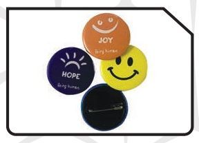 Customized Smiley Badges