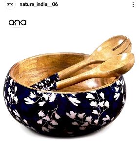 wooden bowl set