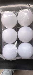 WHITE  PLASTIC BALL