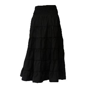 Ladies Cotton  Gypsy  Maxi Circle Skirt