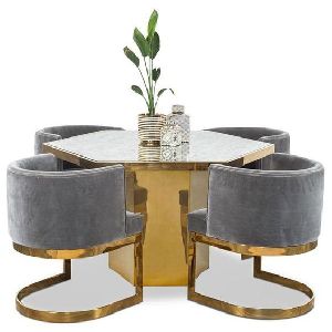 Hexagon Dining Table Set