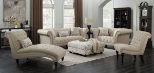 Luxury Chester Sofa Set With Lounger Chair