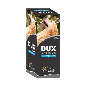 DUX DOG CALCIUM SYRUP 200 ML (PACK OF 72)