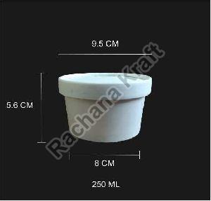 250 ML Paper Container with Lid