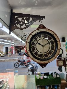 Wooden finish Railway Clock