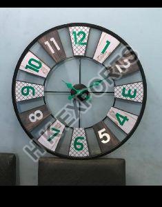 wooden wall clock