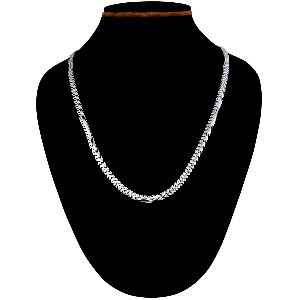 Mens Stainless Steel Silver Chain Necklace